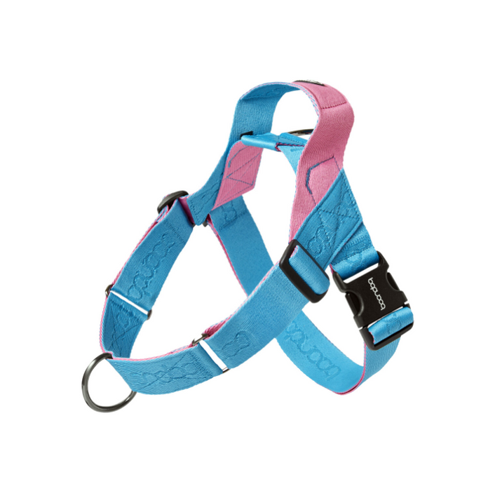 0109 Harness - Aqua Pink